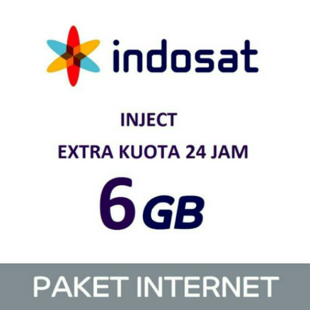 PROMO INJECT EXTRA KUOTA INDOSAT 6GB 24 JAM