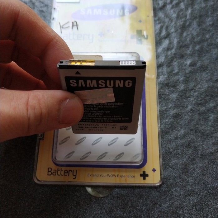 Baterai samsung S3850 / M350 / T369 / S3353 EB424255VA battery battle