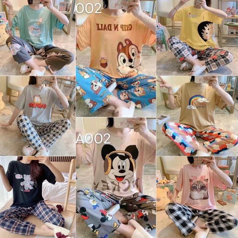 NGD.28Jl22ᵟ - (50 motif)Setelan Piyama Import Korean style One set Piyama Setelan piyama wanita over