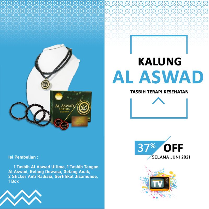 TASBIH AL ASWAD ULTIMA ORIGINAL BY JM MEDICAL KOREA (LIGHT PACKAGE)