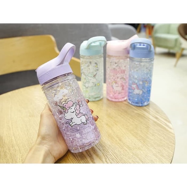 Botol minum icy unicorn BT04 Fruit BT03 drink bottle frosty botol minum anak perempuan souvenir kado