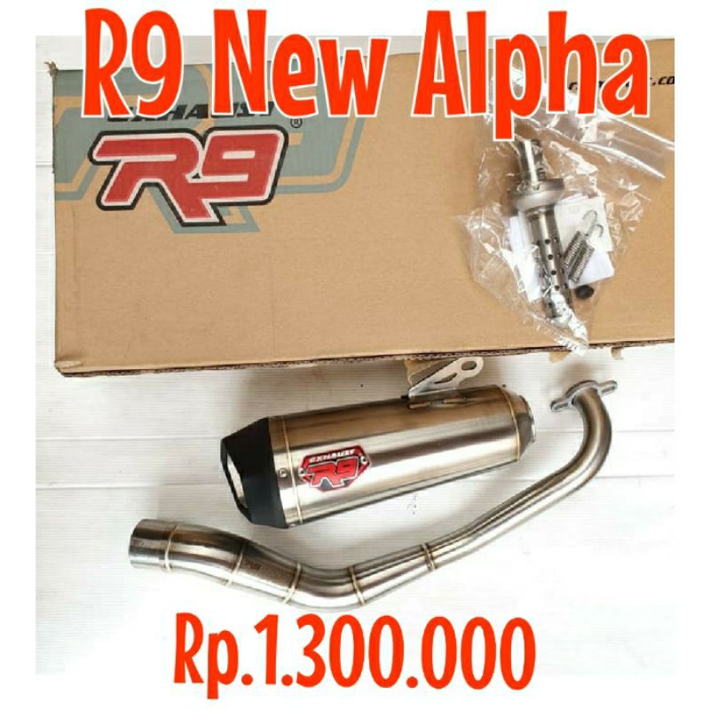 Knalpot R9 New Alpha Nmax Old