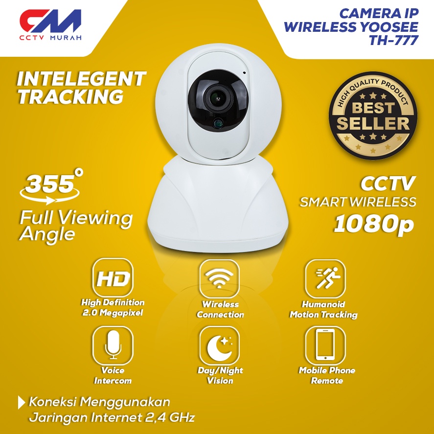 Camera CCTV WIFI || Type GW-G1 || YOOSEE CCTV WIFI Infrared 2MP 1080P