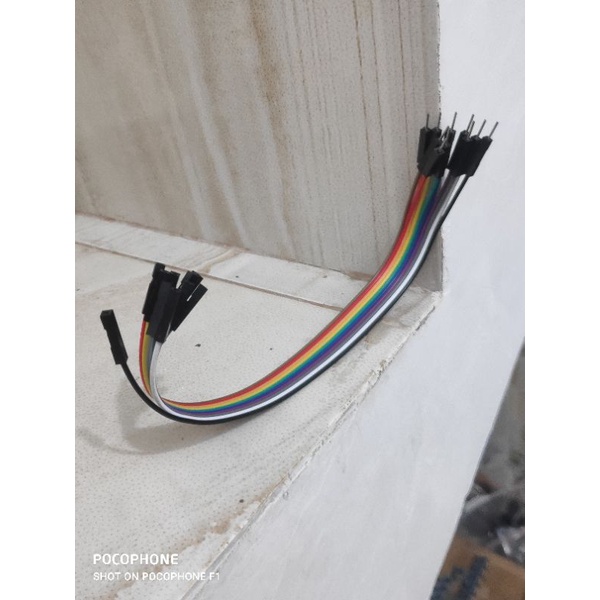 jumper kabel dupont 20 Cm Cable For project board bread board Kabel Jumper Untuk prktikum elektronik 1P Male to Male Male to Female