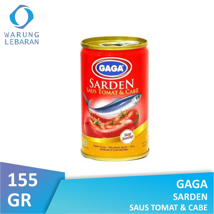 

Gaga Sarden Tomat & Cabe 155gr