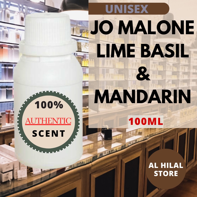 BIBIT PARFUM UNISEX 100ML J0 M4L0NE LIME BASIL & MANDARIN ORl BIBIT TANPA ALKOHOL |MINYAK WANGI TAHA