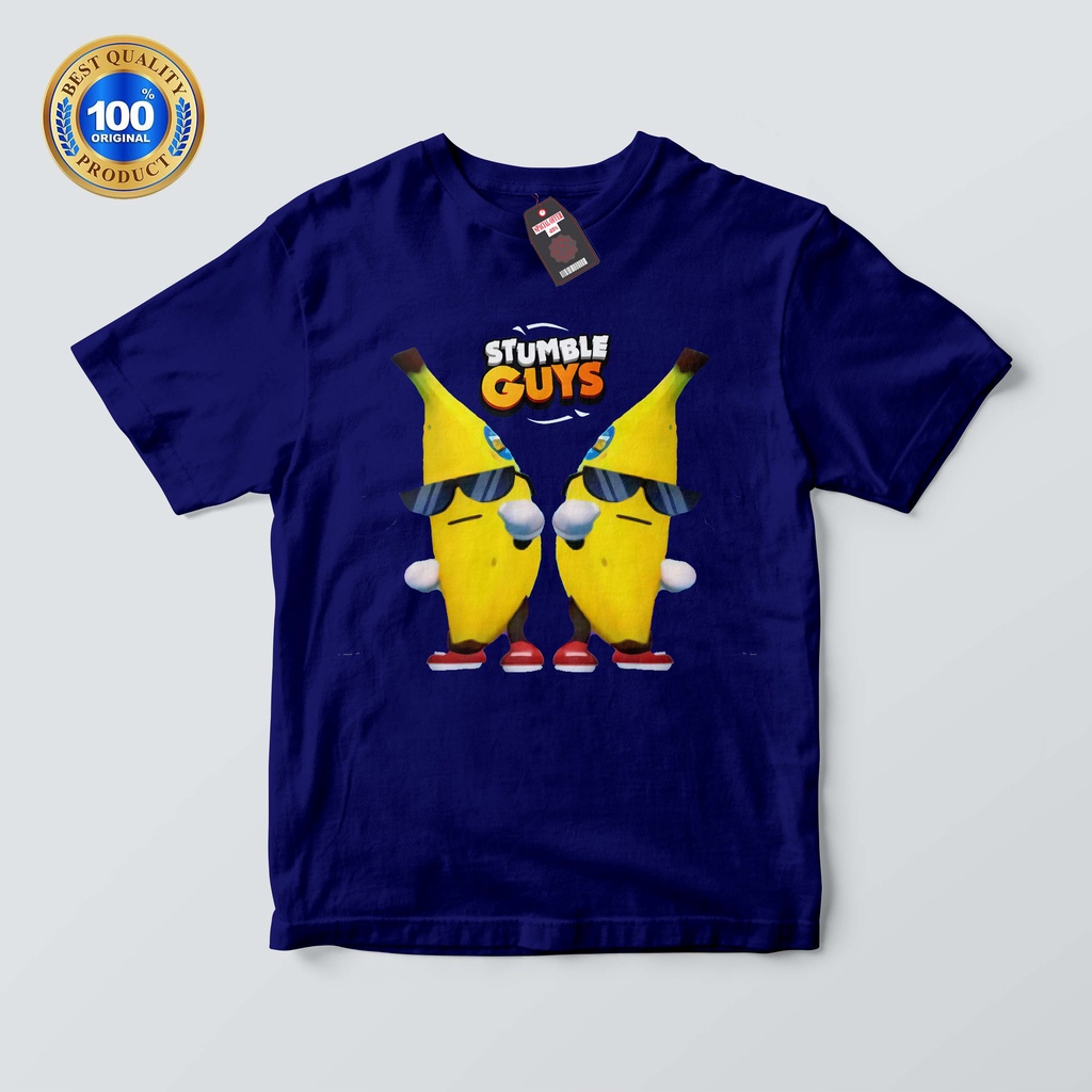 kaos anak stumble guys skin terbaru banana