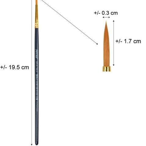 

❇ Brush Kuas Cat Air Cat Minyak Lukis Acrylic Set 3 ۩