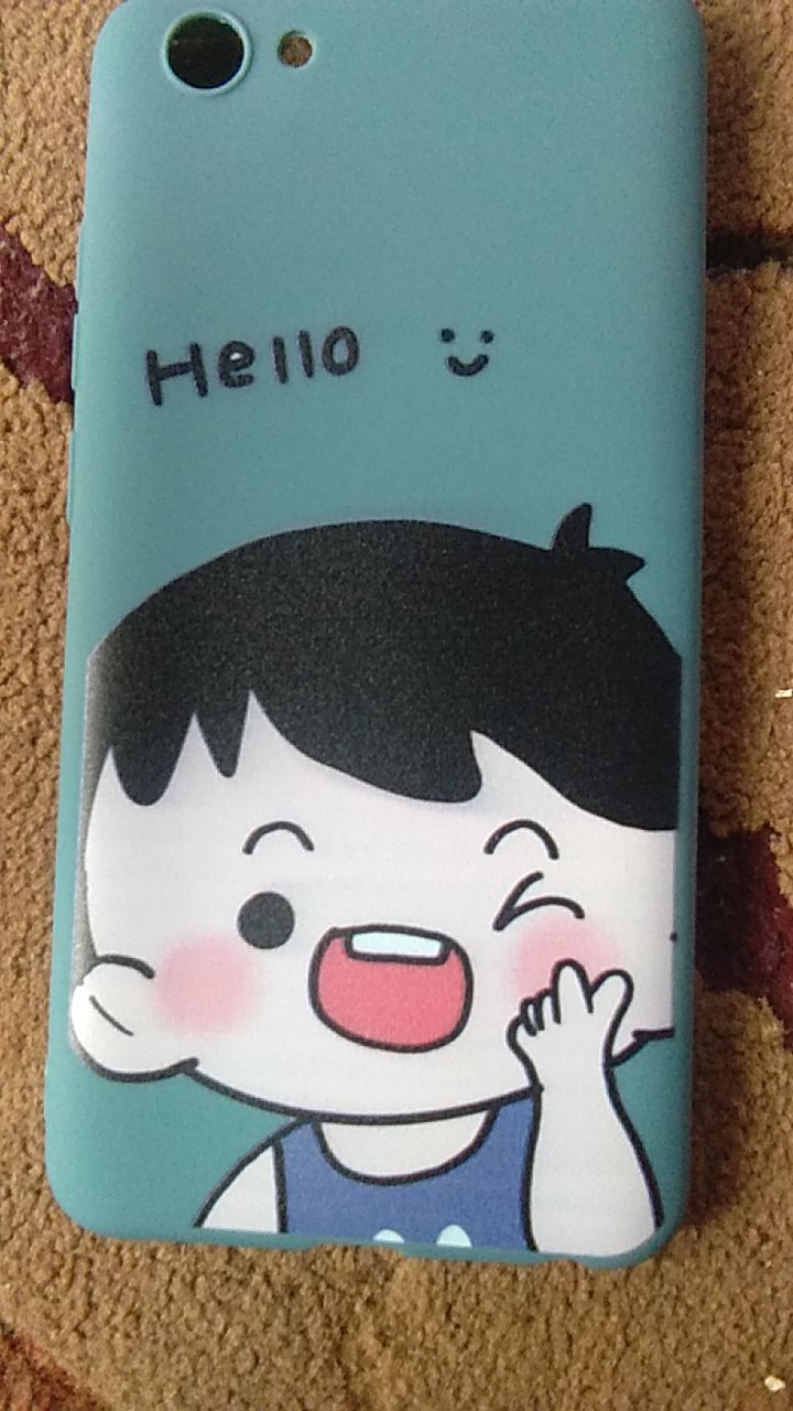 Original Cartoon Hello Boy and Girl Silikon Soft Casing