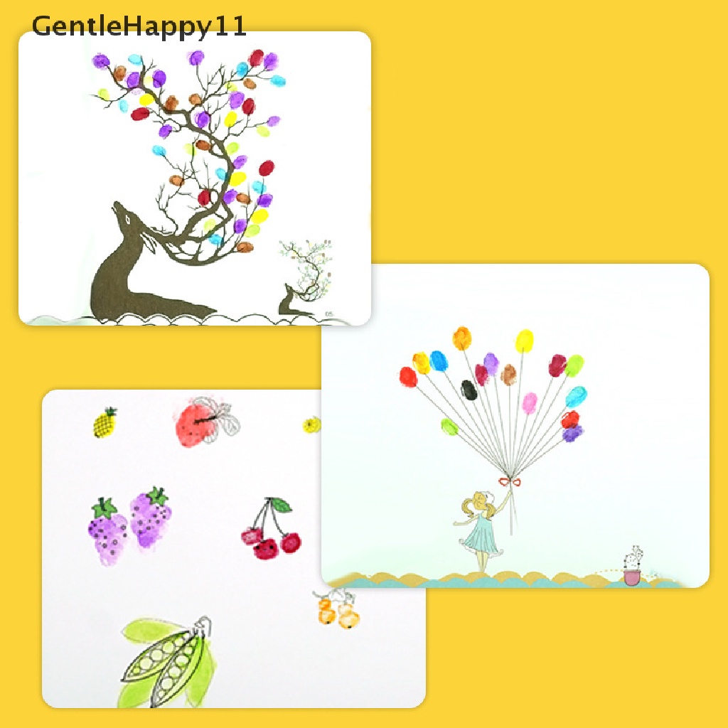 Gentlehappy Mainan Edukasi Lukisan Jari / Finger Painting Diy