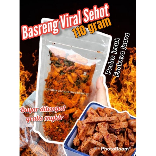 Keripik Basreng Sehot bandung  pedas ngaruy / basreng viral pedas mampus  jeruk bandung