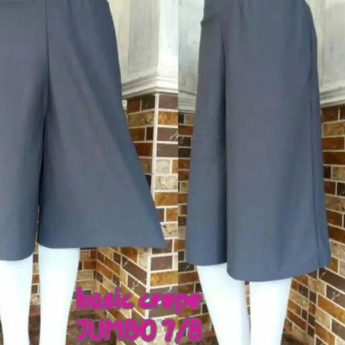 ⊗ KULOT PENDEK 7/8 JUMBO XXXL / CELANA KULOT JUMBO PENDEK WANITA  *