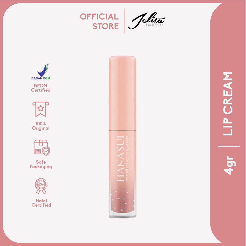 Jelita Cosmetic - Hanasui Mattedorable Lip Cream