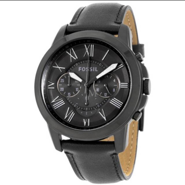 Jam Tangan Pria Fossil FS5132 Chronograph Black Original