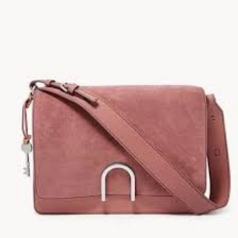 FOSSIL FINLEY SHOULDER BAG DUSTY PINK