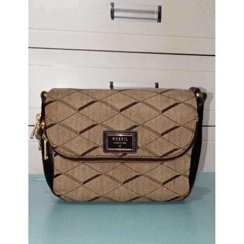 [NEGOTIABLE] Tas Selempang Fossil Ori Preloved