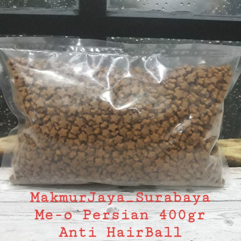 Meo Persian Adult Anti Hairball 400gr. Makanan Kucing kering Dry 400gr Meo