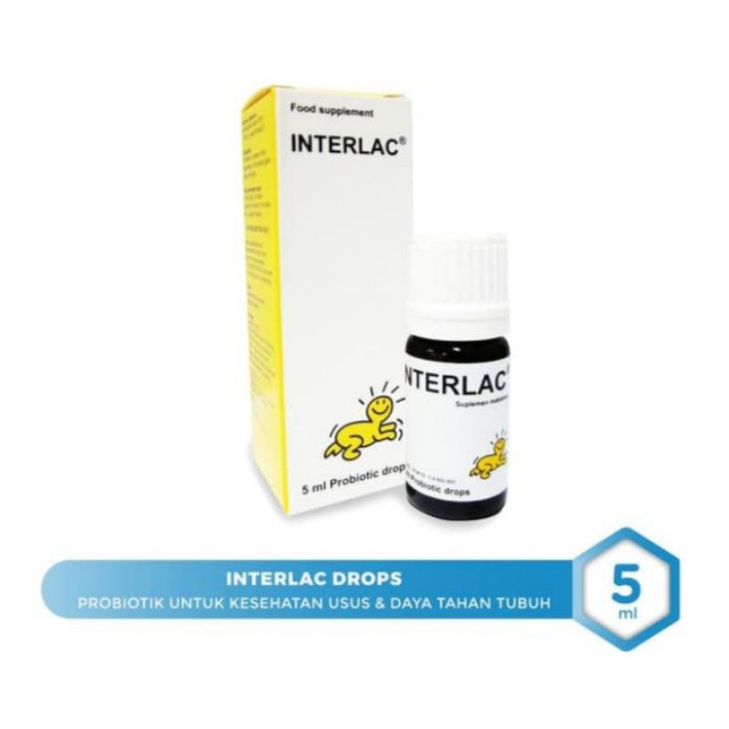 Interlac Probiotic Drop-Anti Kolik Dan Susah Bab Bayi 5ml
