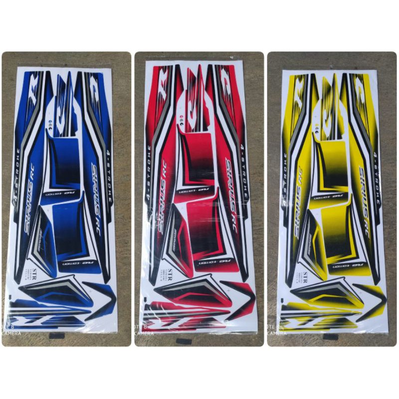Striping Sticker Vega R Sirius Rc Vega Sirius