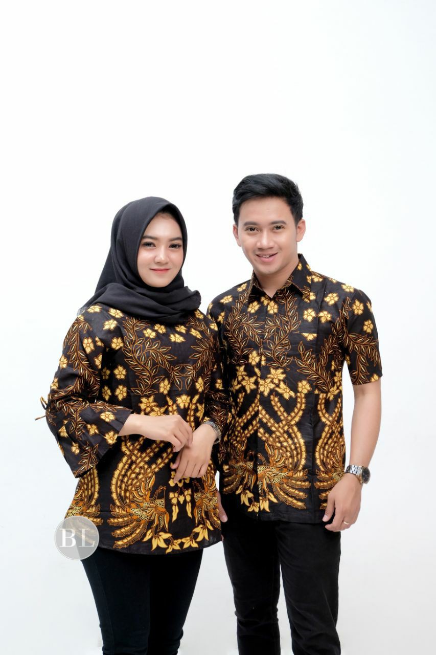 Kemeja Batik Lengan Pendek Manggarabu Batik Full Print Dewasa M L Xl Xxl
