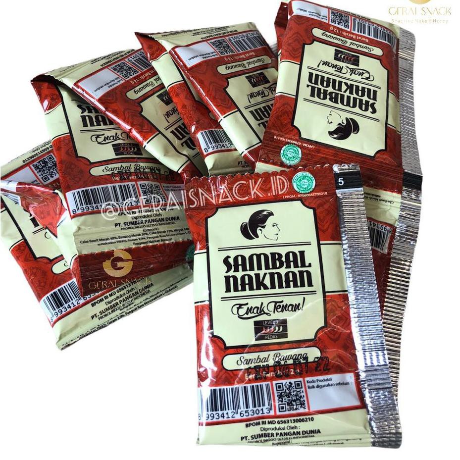 

Oke Price Sambal Bawang Naknan Sachet 1 Renceng Pedas Level 3 (10x12gr) 44F,,