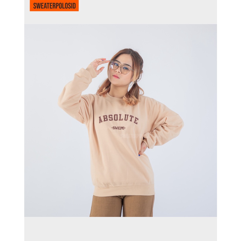 SWEATERPOLOSID Basic Sweater Absolute (Bordir) M-XXL (Pria & Wanita)-2