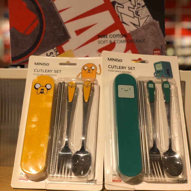 Sendok garpu set adventure time
