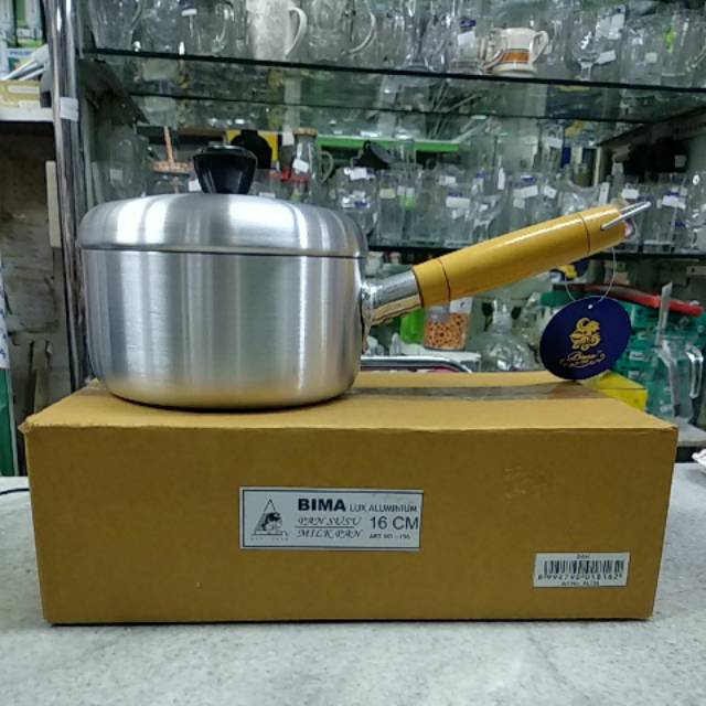 BIMA MILK PAN 16 CM // BIMA PANCI SUSU ALUMINIUM 16 CM // BIMA AL156 LUX ALUMINIUM Milk Pot Pan