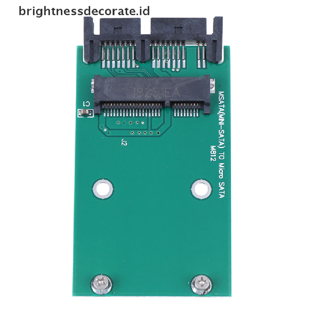 1 Pc Kartu Adapter Converter Mini PCIe PCI-e mSATA 3x5cm SSD To 1.8 &quot;Micro SATA