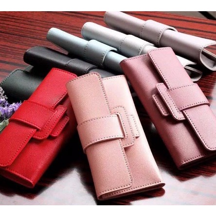 DOMPET 6017 DOMPET LIPAT PANJANG WANITA DOMPET IMPOR MURAH CANTIK REAL PIC | FADHILAH SHOP BJB