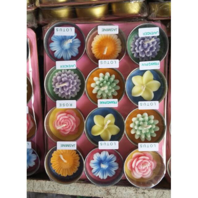 Lilin aroma terapi 1 paket isi 12pcs