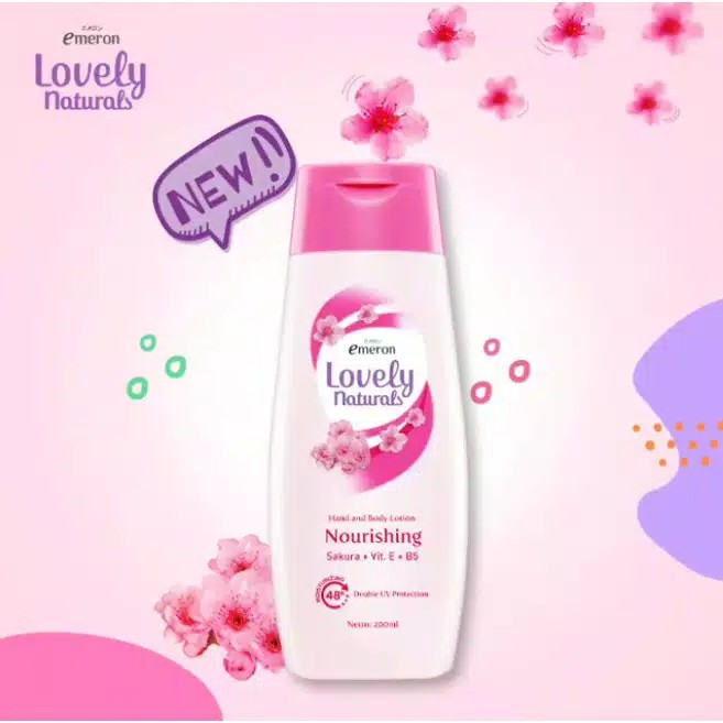 EMERON Lovely Naturals Hand Body Lotion 200ml