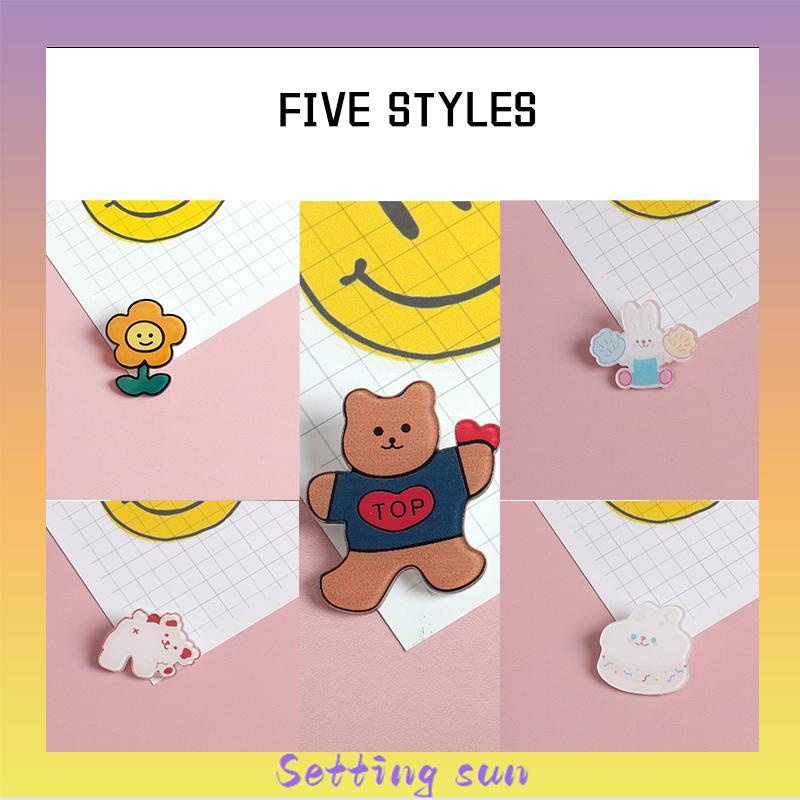 COD✨CUTE PIN BROOCH PIN BROS ACRYLIC AKRILIC KOREAN STYLE CUTE IMPORT / PIN TAS LUCU TN