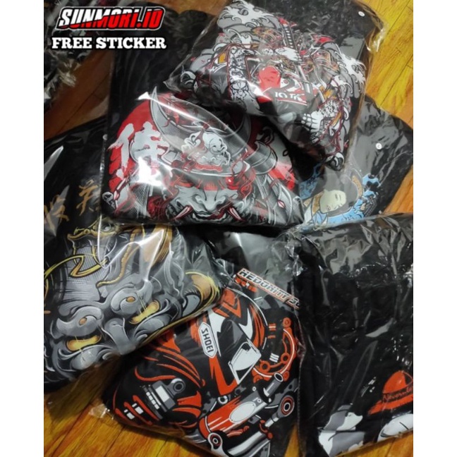 TERMURAH !! COD Jaket Sweater Hoodie Pria Distro wadezigOriginal Big Size Jumbo M - XXL Hodie Sunmori Prostreet Touring Cowok Cowo Laki Laki Keren Herex Rider Gambar Switer Jepang Hitam Tebal Terbaru Motor