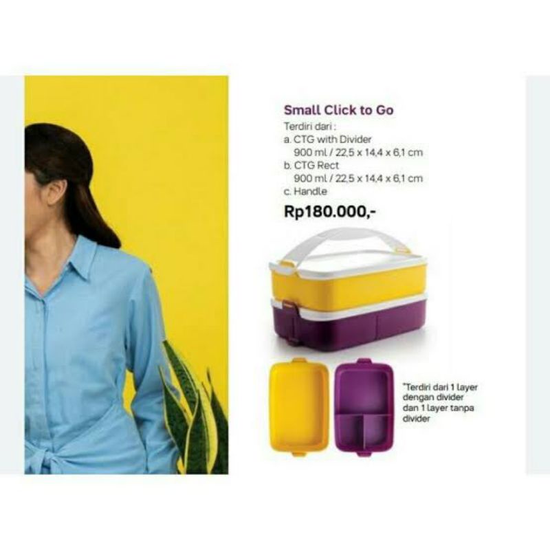 small CTG free ongkir/rantang susun tuppy