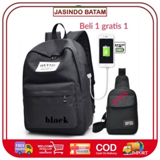 Buy Ransel FREE Tas Selempang / Slempang Joy Start Anti