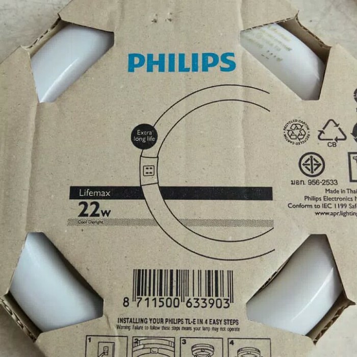 Lampu PHILIPS TL-E RING 22 Watt 22W - 54 CDL CoolDayLight PUTIH