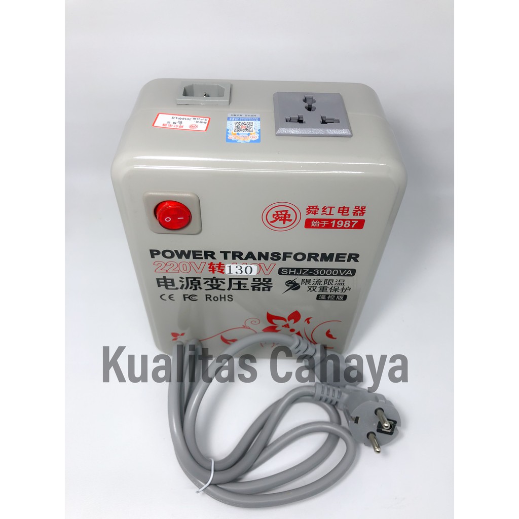 Trafo Stepdown Besar 3000Watt 105-130v Mulus Terjamin Kualitasnya