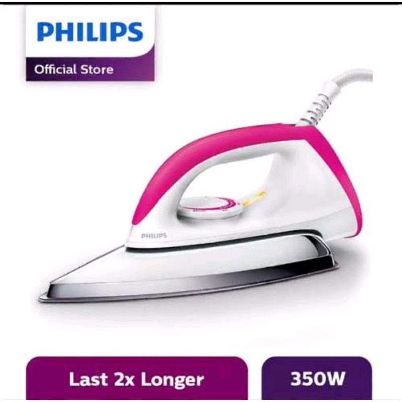 Setrika Philips HD-1173/Gosokan Baju Philips Anti Lengket