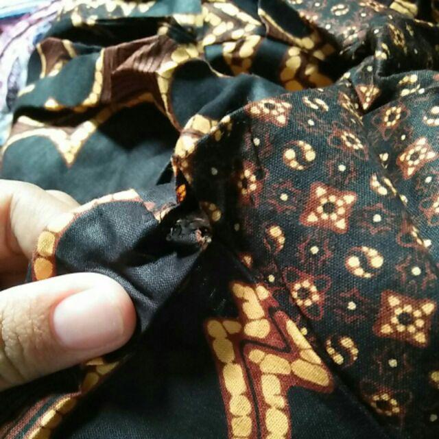 Gamis Parang Black Couple Batik Sarimbit Muslim Kondangan Casual