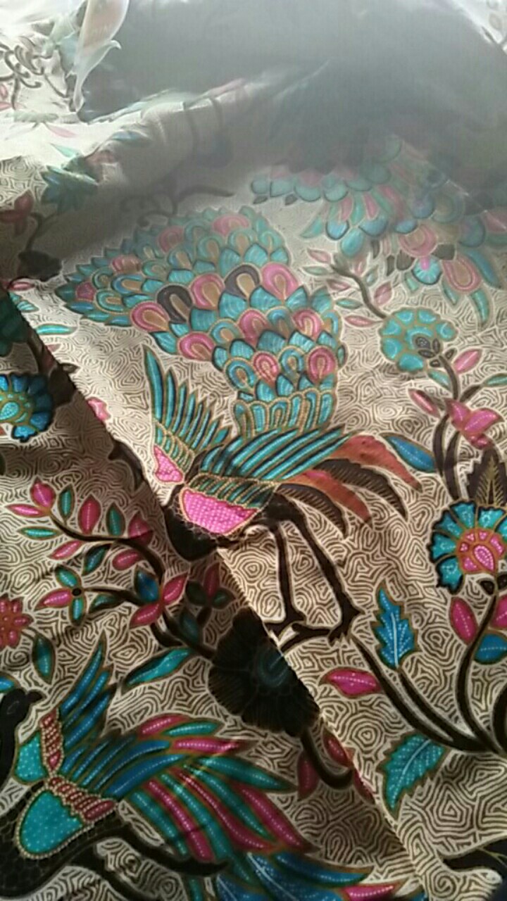 [ada Jumbo] Tunik Cindrawasih Batik Iriana Merak Papua Guvi Batik Casual Kantor Midi Muslim Kerja