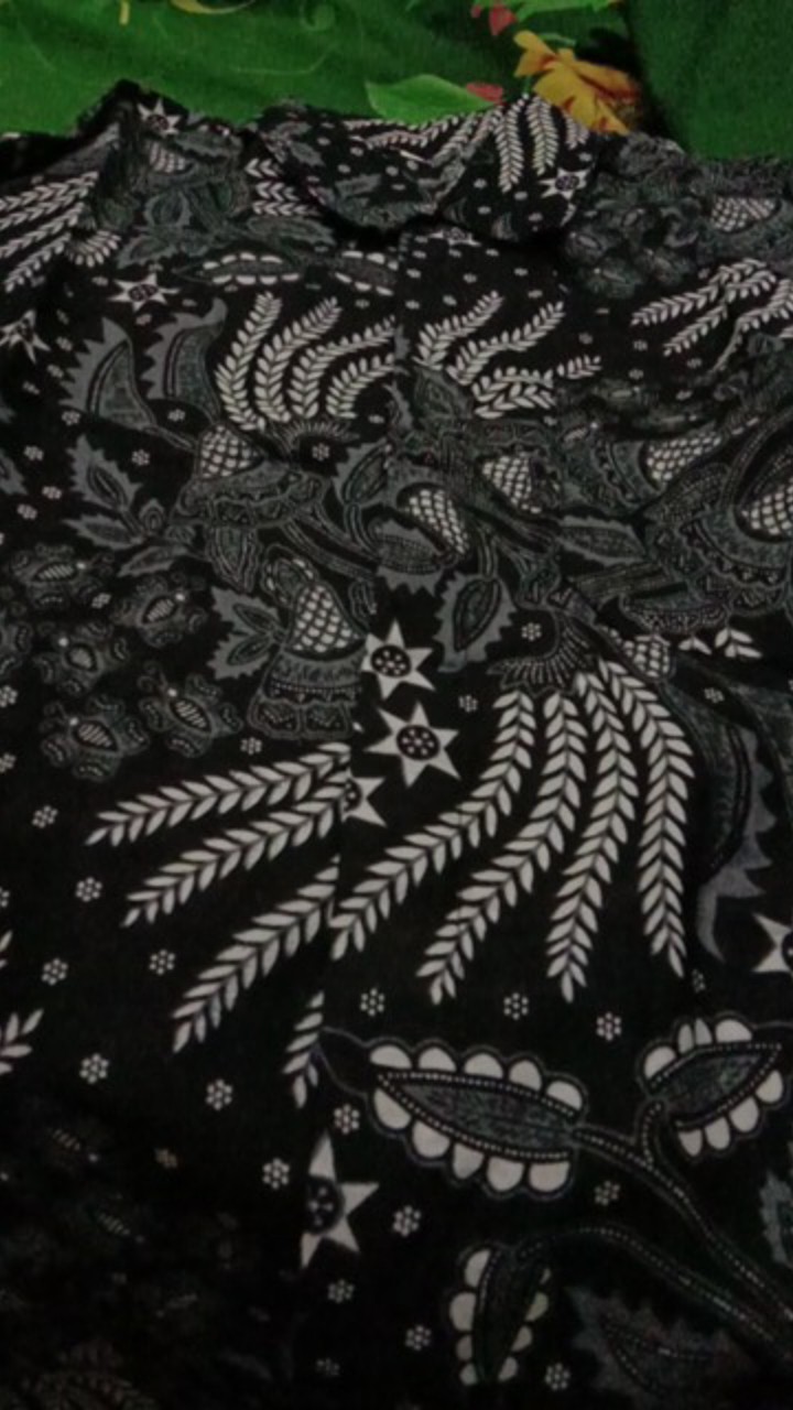 Promo Diskon !!! Kemeja Batik Pria Manggar Abu