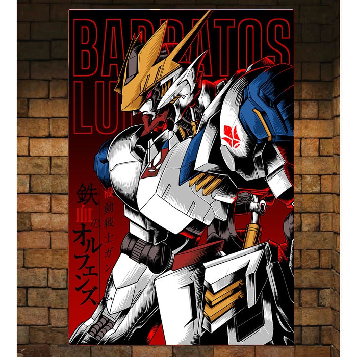 Poster Gundam barbatos lupus