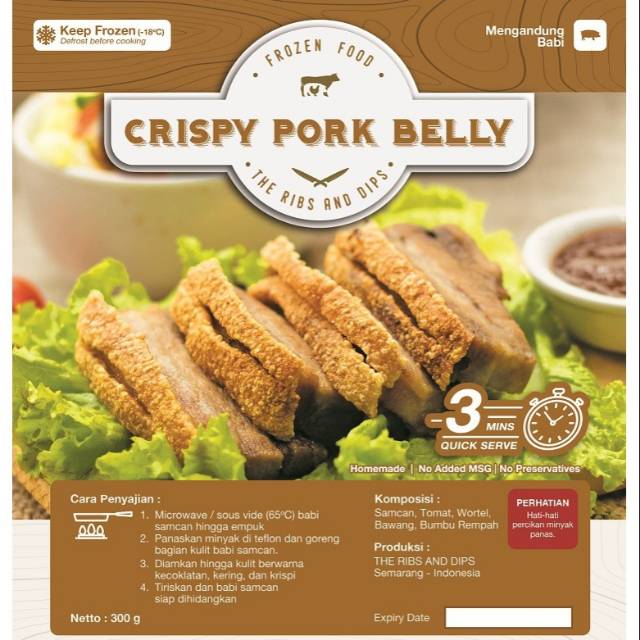 

Samcan (Crispy Pork Belly Ready-to-Fry) 300gr