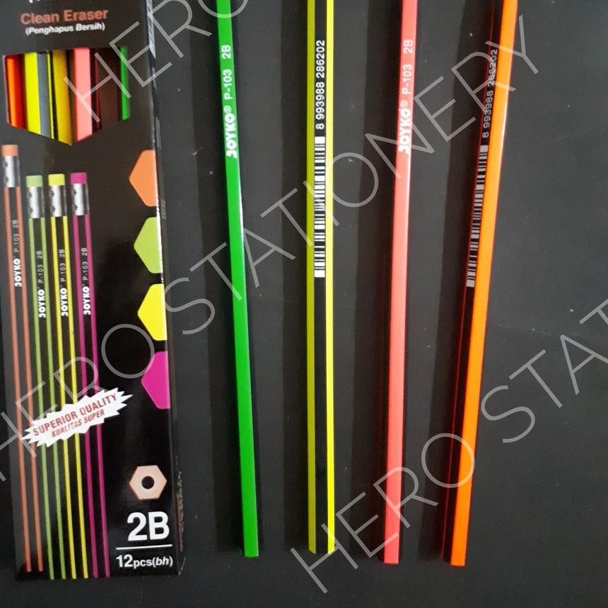 

QU8$V ,.Pensil 2B pencil joyko penghapus clean eraser P-103 . 12 unit.,.!!