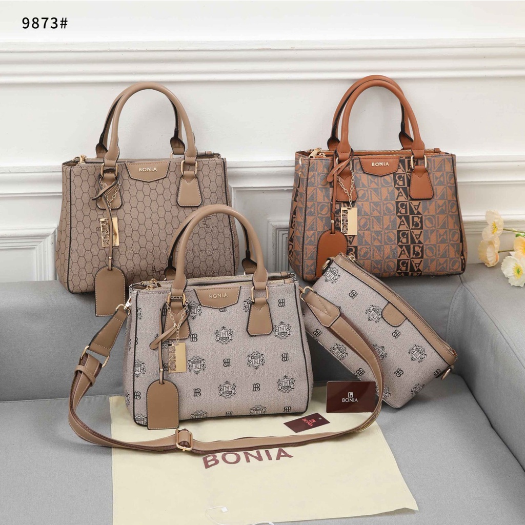 Bonia 2Way HandBag With SlingBag 9873