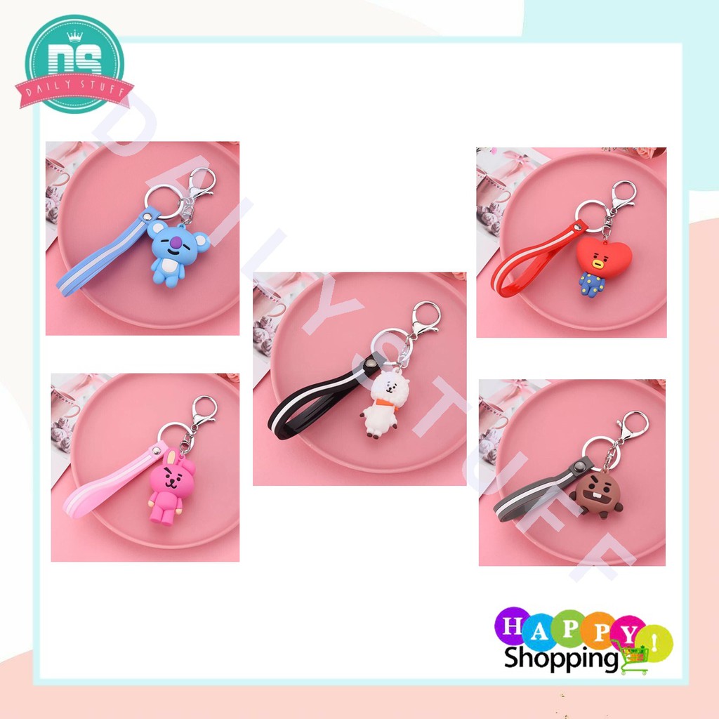 DS GANTUNGAN KUNCI CUTE BONEKA KEYCHAIN CARTOON HIASAN GANTUNGAN KUNCI MURAH BATAM IMPORT