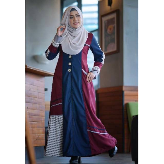 SALE ( BISA COD ) Gamis Esme E-061003