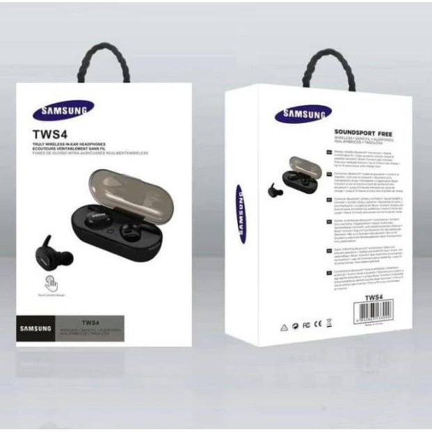 Saatnya Promo Headset Bluetooth Samsung Original TWS-4 Earphone TWS 4 Wireless °•.¸¸.•°`