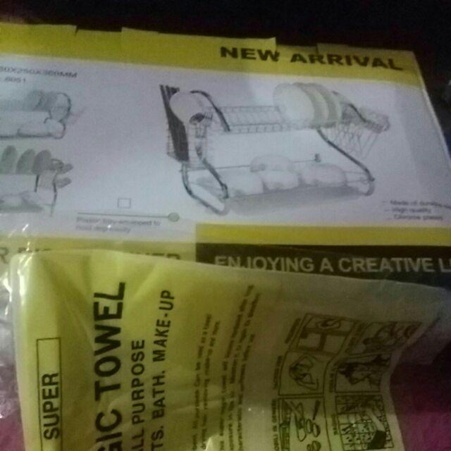 Nm004 Rak Piring 2 Tingkat Stainless